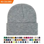 Wholesale Factory Low Price Classic Winter Warm Hats Knit Acrylic Beanies Knitted Fisherman Beanie Hat for Men Women