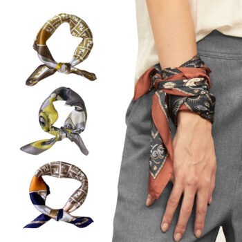 Stock Custom Digital Printing Satin Pure Silk Scarf Hair Square Polyester Digital Printing Satin Shawl for Women Silk Scarf